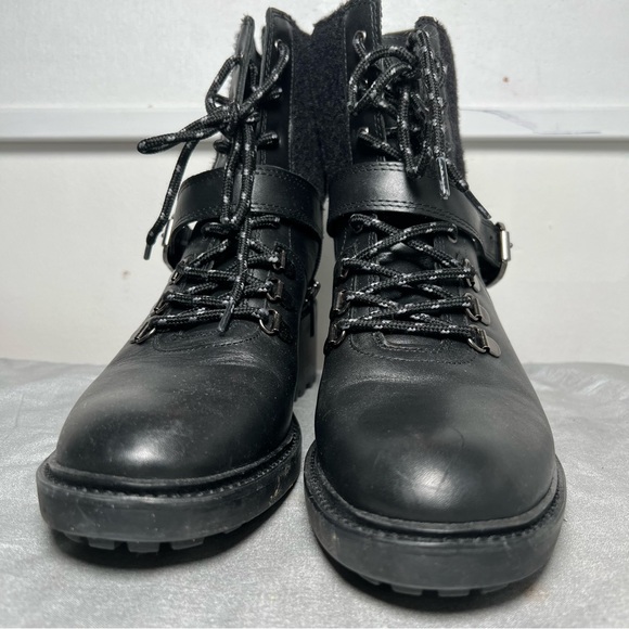 Vince Camuto Combat Leather Boots - Picture 9 of 9